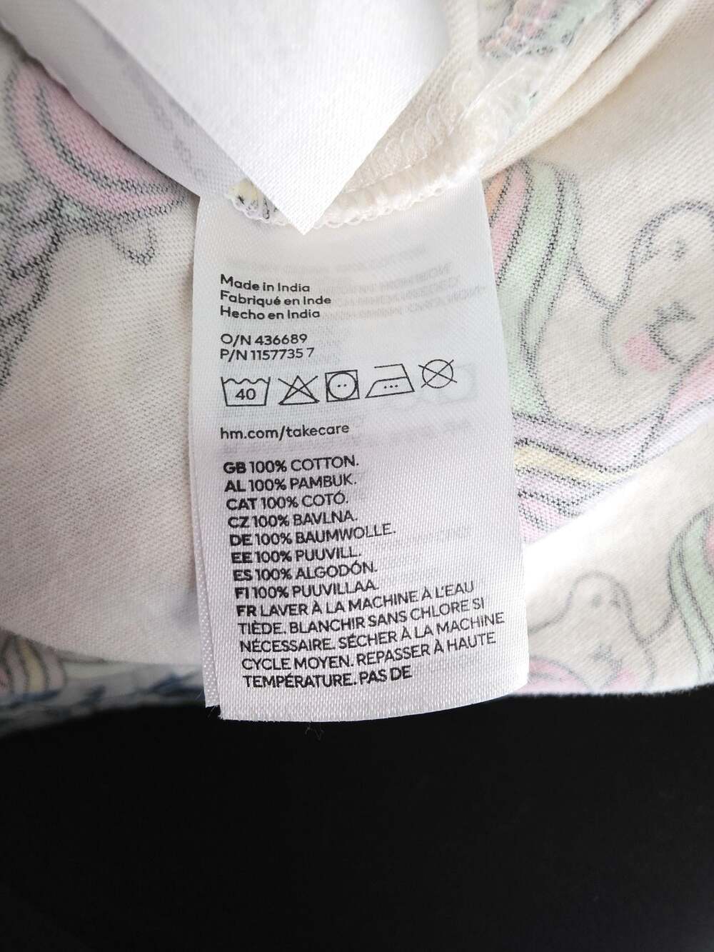 H&M Girls Sleeveless Unicorn Jersey Dresses (Set of 2) size 8/10 - Picture 6 of 6